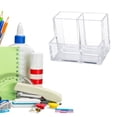 thumbnail image 4 of Soporte de Bolígrafo Transparente de Escritorio, Soporte de Lápiz Acrílico Transparente Amplio Espacio Perfecto Organizado Para Suministros Escolares, 4 of 7