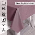thumbnail image 4 of LAICAIW Nappe Imperméable en PVC 54 x 54 Pouces Rose Mer, PVC, Nappe, 4 of 7