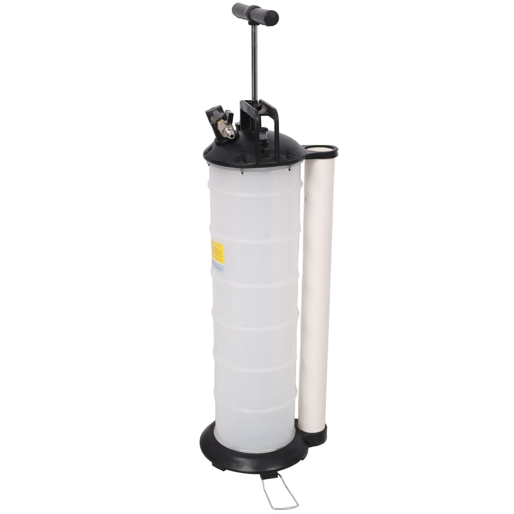 7L Pneumatic/Manual Oil Extractor Pump - Automotive Fluid Evacuator for Oil Changes - Vacuum Fluid Extractor System
