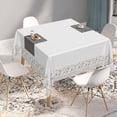 thumbnail image 5 of Nanqianyi 52" Square Multicolor Wildflower Lace Tablecloth,Waterproof Table Cover For Home Kitchen Dining Decoration, 5 of 6
