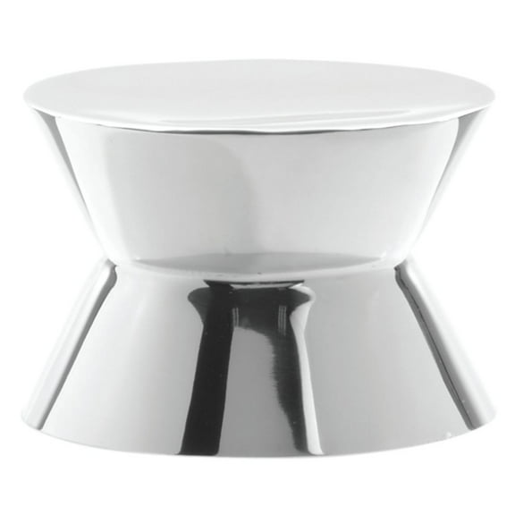 HUBERT Pedestal Display Riser Stainless Steel - 6"Dia x 4"H