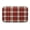 Dark Red, variant on Simply Daisy Plaid Pet Feeding Mat for Dogs and Cats