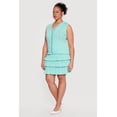 thumbnail image 3 of Women's Plus Size Heart Geometric Pointelle Button Front Vest, 3 of 4