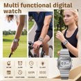 thumbnail image 3 of SKMEI Watches for Women Outdoor Sport Digital Watch Waterproof Chronograph Unisex Womens Wristwatch with Alarm/LED Backlight, 3 of 11