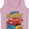thumbnail image 3 of Disney's Cars - Lightning McQueen Think Fast - Women's Racerback Tank Top, 3 of 5