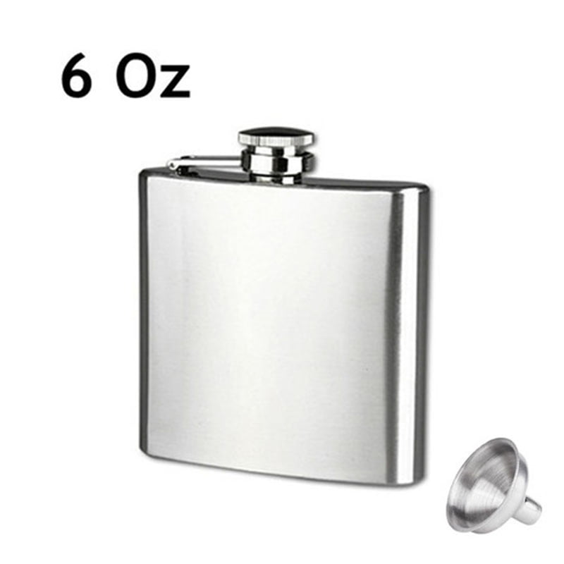 Fashion Style Stainless Steel Hip Liquor Whiskey Alcohol Flask Wine Drink Bottle 