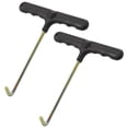 thumbnail image 1 of 2Pcs Trampoline Spring Pull Tool, Trampoline Puller T-Hook Spring Puller Tool,2 * Trampoline Spring Pull Tool,Black, 1 of 8