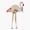1pcs, variant on Animals As Zookeepers Flamingo Quirky Profession Costume Vinyl Sticker