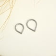 thumbnail image 5 of G23 Titanium Septum Clicker Nose Ring,Triple Double Open Stack Hoop Ring,Daith Helix Rook Conch Tragu Cartilage Piercing Jewelry, 5 of 6