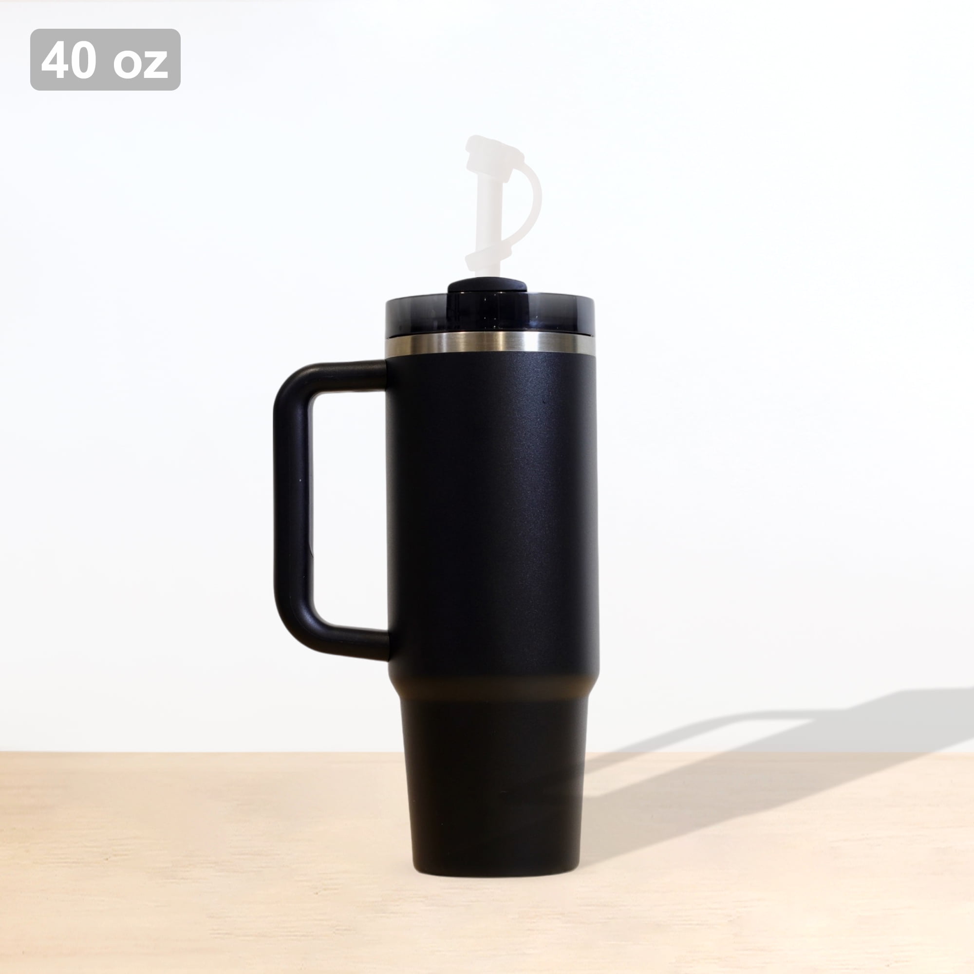 Unique Bargains 3Pcs Durable Anti-overflow Straw Cover Caps Clear