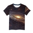 thumbnail image 5 of Tauxra T-Shirts pour Hommes à Manches Courtes, Col Ras du Cou, T-Shirt Décontracté avec Imprimé d'Étoiles, Tissu Doux, Haut Polyvalent pour Usage Quotidien, 5 of 5