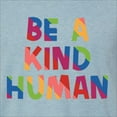 thumbnail image 6 of Wild Bobby, Be A Kind Human Positive Inspirational Slogan Inspirational/Christian Men Premium Tri Blend Tee, Denim, XX-Large, 6 of 6