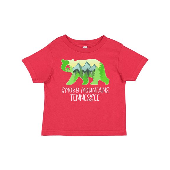 Inktastic Smoky Mountains, Tennessee Mountains and Bear Shape Boys or Girls Baby T-Shirt