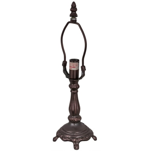 Meyda Tiffany 157987 Footed 9" Tall Lamp Base - MultiColor