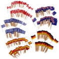 thumbnail image 4 of Abbraccia 6x100 Pieces Decorative Flag Toothpicks Party Food Decorations Canada 6 Pcs, 4 of 10