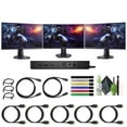 thumbnail image 1 of Dell 24-Inch Gaming Monitor S2421HGF FHD Full HD 1080p at 144Hz, NVIDIA G-SYNC Compatible, AMD FreeSync, Bundle with 3x Computer Monitors + Thunderbolt Dock Station WD22TB4, 1 of 8