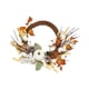 thumbnail image 3 of Corona de otoño Macarena de 23,6 pulgadas con hojas de arce y calabaza artificial, 3 of 8