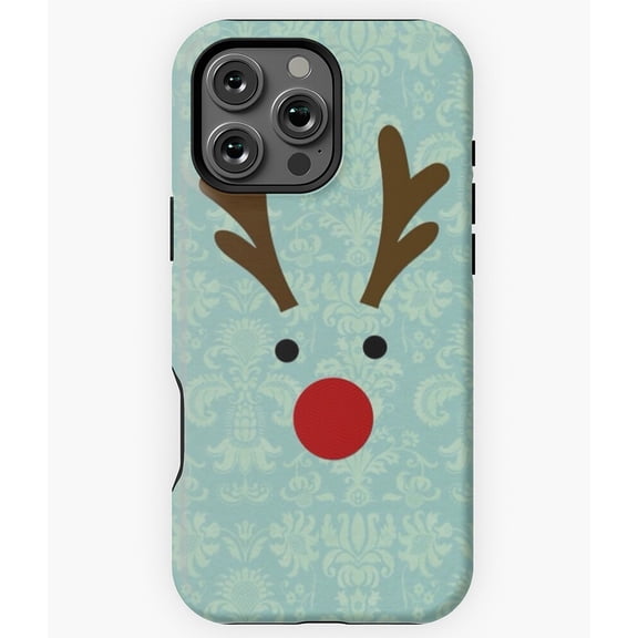 Christmas Reindeer Holiday Design Phone Case for iPhone 16 15 14 13 12 11 Pro Max - Fashionable Phone