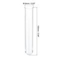 thumbnail image 2 of Tubos de ensayo de plástico Uxcell de 10ml con tapones de corcho, 20 piezas, tubos de 100x16mm para uso en laboratorio, claros, 2 of 7