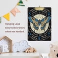 thumbnail image 6 of FMSHPON Butterfly Retro Magical Inscriptions Clipboard Hardboard Wood Nursing Clip Board and Pull for Standard A4 Letter 13x9 inches, 6 of 7
