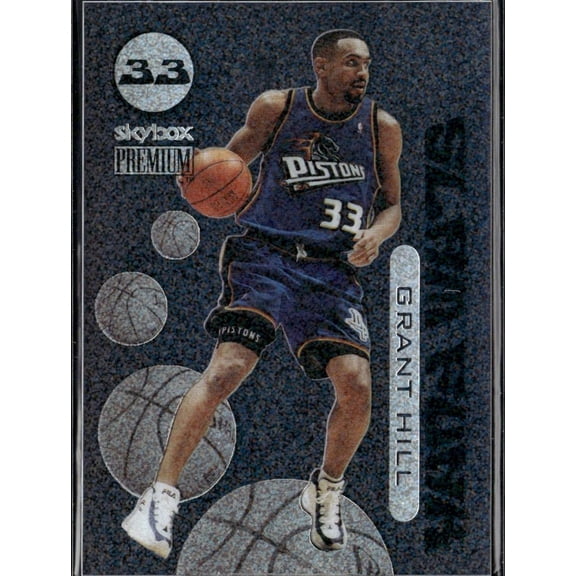 1999 SkyBox Premium Soul of the Game Grant Hill #3 of 10 SF Detroit Pistons Basketball Card Detroit Pistons NBA Basketball Trading Card