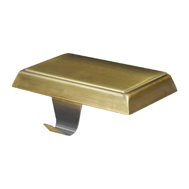 Soportes para calcetines navideños/perchas para calcetines de chimenea/de pie/Bases para soportes de calcetines para estante del hogar/decoración , oro