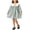 Sky Blue, variant on hotojiny Toddler Girls Gingham Dress Checkered Long Sleeve A-Line Plaid Dress Cute Crew Neck Collared Kids Flowy Dress(Sky Blue,2-3 Years)