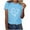 Sky Blue, variant on Tbopshirt Valentine's Day T-Shirts for Women Short Sleeve Graphic Tees, Plus Size Tops,Valentines Day Fashion Crewneck Printing Love Heart T-Shirt Casual Loose Womens Tops S-XXXL