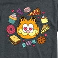 thumbnail image 3 of Garfield - Garfield Hearts Food - Men's Short Sleeve Graphic T-Shirt, 3 of 5