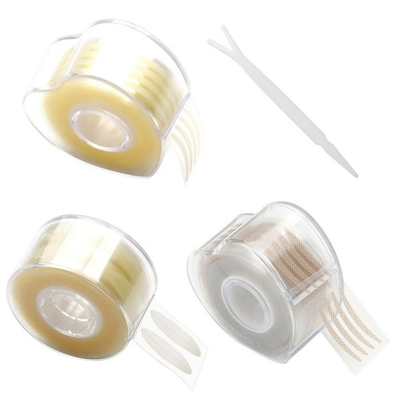 3 piezas de parche ocular invisible, cinta adhesiva portátil de un solo lado para párpados dobles, parche ocular autoadhesivo