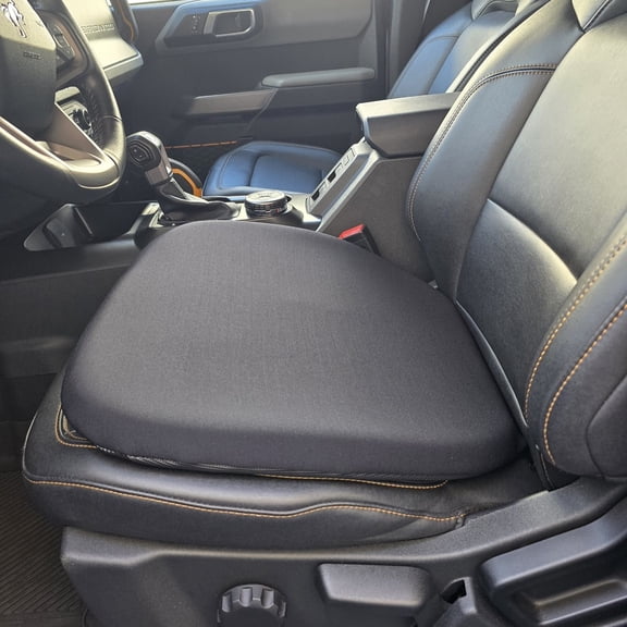 New Low Profile, Light Weight Seat Cushion for Car/Truck and Office Chair, Ideal for Drivers and Office Use (Standard, L18-18x20)