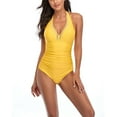 thumbnail image 2 of Sngxgn Women's Modest Bathing Suit(Yellow,L), 2 of 5