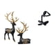 thumbnail image 1 of Escultura Abstracta De Reno Y Alce De Resina, Figura De Animal, Colección Moderna, Adorno De Mesa Para Armario, Estante, Escritorio, Regalo De Boda, Inauguración De La Casa, 1 of 8