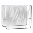 thumbnail image 1 of Guardurnaity Funda protectora impermeable de PVC para silla de peluquería, reutilizable, para sillas cuadradas. Cuidado del cabello negro, 1 of 6