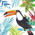 thumbnail image 3 of Gango Home Decor Tropical Tropicana I & II by Farida Zaman (Ready to Hang); Two 12x12in Brown Framed Prints, 3 of 5
