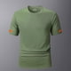 thumbnail image 1 of Camisas Elvqul para Hombre Verde del Ejército Economicas Manga Corta Deportivas sin Estampado Cuello Redondo, 1 of 4