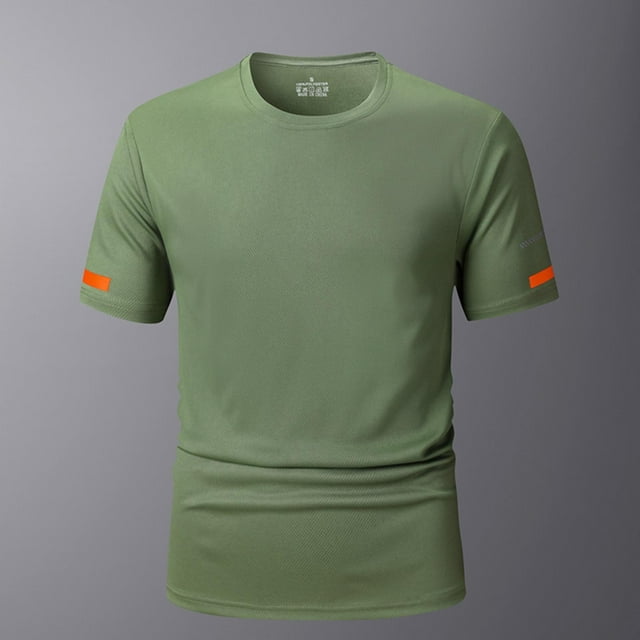 asjyhkr Mens Summer T Shirts for Gym Workout Gym Athletic Running Short Sleeve Tees Quick Drying Light Tshirts
