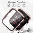 thumbnail image 3 of 6 Pack Case for Apple Watch Series 3/Series 2/Series 1 42mm with Tempered Glass Screen Protector, Hard PC Case Ultra-Thin Anti-Scratch Cover Bumper for iwatch 42 mm Accessories, 3 of 5
