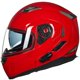 thumbnail image 1 of Casco de moto ILM 953 Bluetooth integrado modular rojo S, 1 of 8