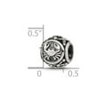 thumbnail image 2 of 925 Sterling Silver Reflections Zodiac Cancer Bead 10.85x9.7mm Wide Charm Pendant Necklace for Women, 2 of 2