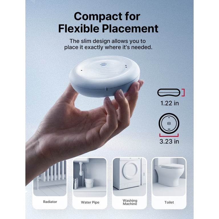 X-Sense WiFi Water Leak Detector with Freeze Alert photo 3