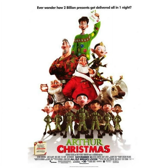 Arthur Christmas Movie Poster Print (27 x 40) - Item # MOVEB52205