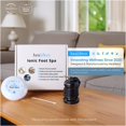 thumbnail image 2 of Spa iónico para pies de Healifeco. Máquina desintoxicante de baño iónico para pies: elimina toxinas, metales pesados ​​y radicales libres. Activa 2000 nodos de desintoxicación de los pies. Desintoxica, 2 of 5