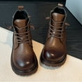 thumbnail image 6 of CAICJ98 Boys' Girls' Boots Combat Snow Boots Waterproof Non-Slip Fashion Work Ankle Boots with Lace Up Side Zipper Hiking Boots for Boys Girls (Toddler/Little Kid/Big Kid),2, 6 of 9
