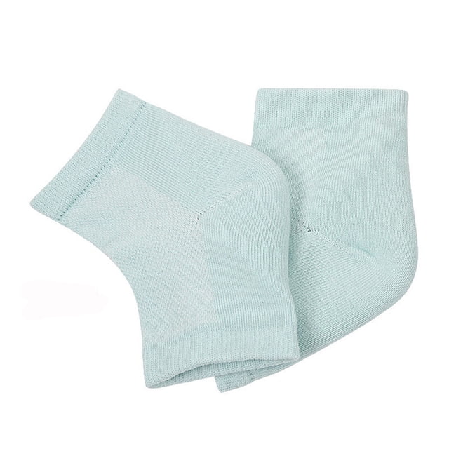 Kit de 2 pares de calcetines de gel hidratante para el talón, protectores para pies agrietados