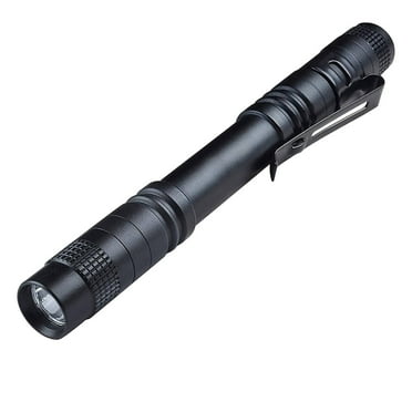 Hiroekza Flashlight Clearance!Mini Pen Shaped Mini Flashlight AAA Battery Gift Light Purple LED Aluminum Alloy Pen Clip Light