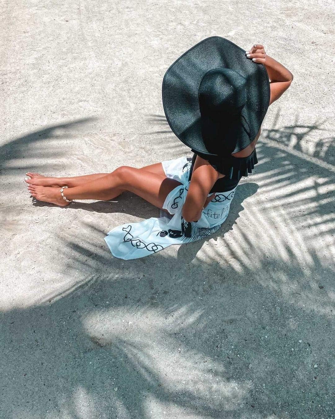 Womens 5.5 Inches Big Bowknot Straw Hat Large Floppy Foldable Roll up Beach Cap 1 pcs Womens 5.5 Inches Big Bowknot Straw Hat Large Floppy  main image 3