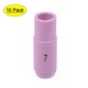 thumbnail image 1 of Uxcell 10N47 7# 11×48mm Capucha de boquilla de cerámica para soldadura eléctrica TIG 10Pack, 1 of 5