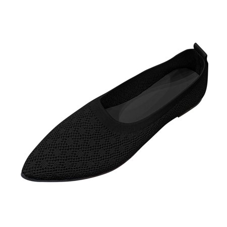 

Casual Shoes for Women Ladies Fashion Solid Color Mesh Breathable Pointed Toe Shallow Flat Casual Shoes Shoes for Women Mesh 37