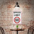 thumbnail image 5 of Speed Limit 60Km Sign For Business 8"X12" Rust Free Aluminum Uv Printed,4 Pre-Drilled Holes.Durable/Weatherproof, 5 of 6
